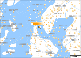 map of Thahīmwāla