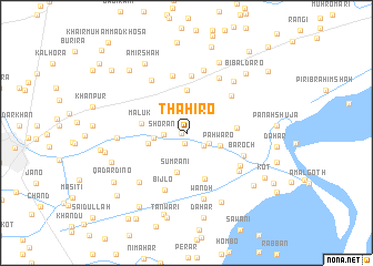 map of Thāhiro