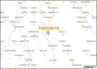 map of Thahkokyo