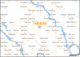 map of Thái Bình