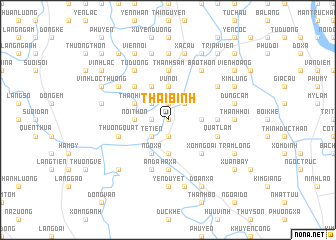 map of Thái Bình