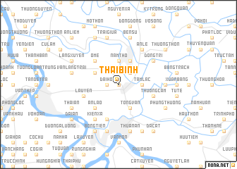 map of Thái Bình