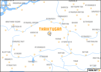 map of Thaiktugan