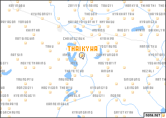 map of Thaik-ywa