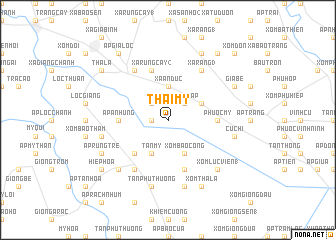 map of Thái Mỹ