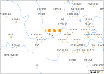 map of Thaingwa