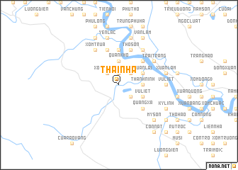 map of Thái Nhã