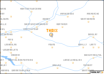 map of Thaix
