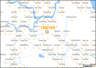 map of Thái Yên