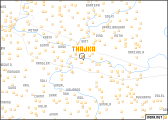 map of Thajka