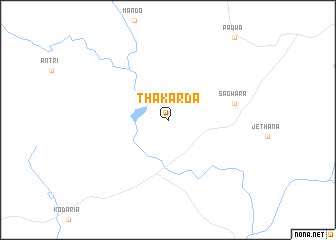 map of Thakarda