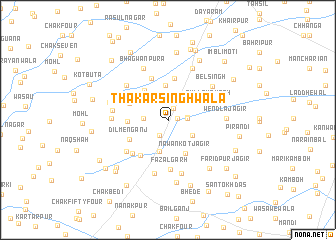 map of Thākar Singhwāla