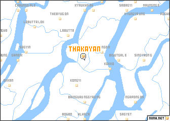 map of Thākayan