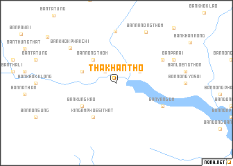 map of Tha Khantho