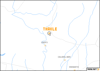 map of Thākle
