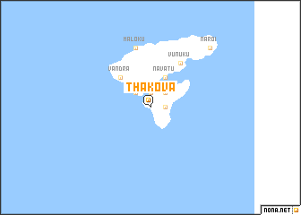 map of Thakova