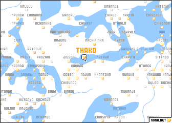 map of Thako