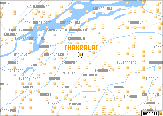 map of Thakrālān