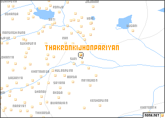 map of Thākron ki Jhonpariyān