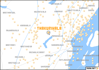 map of Thākurīwāla