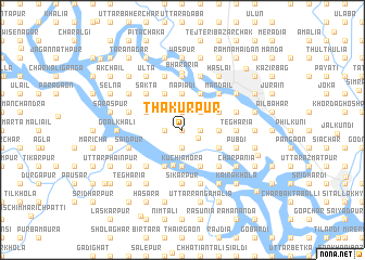 map of Thākurpur