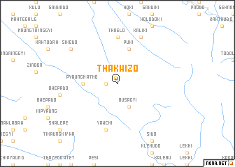 map of Thakwizo