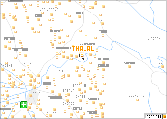 map of Thalāl