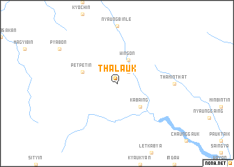 map of Thalauk