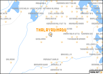 map of Thalayadimadu