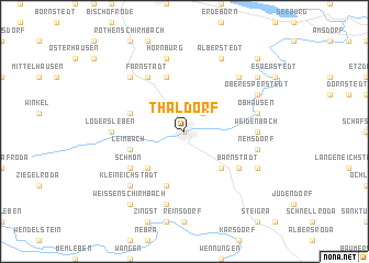 map of Thaldorf