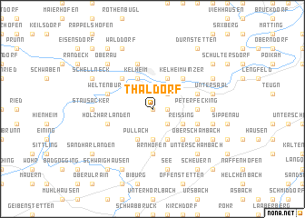 map of Thaldorf