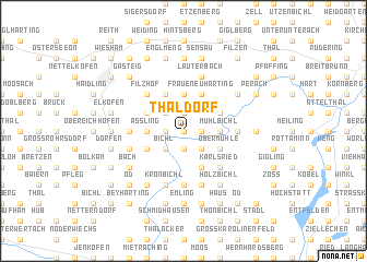 map of Thaldorf