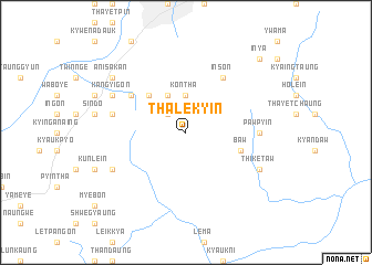 map of Thale-kyin