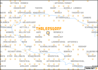 map of Thalersdorf