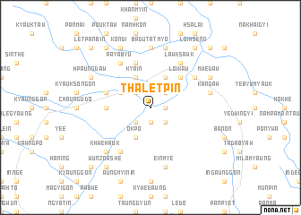 map of Thaletpin