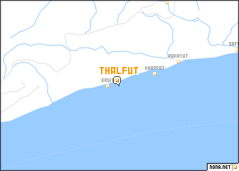 map of Thalfūt