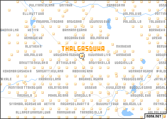 map of Thalgasduwa