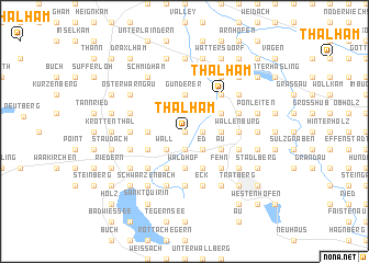 map of Thalham