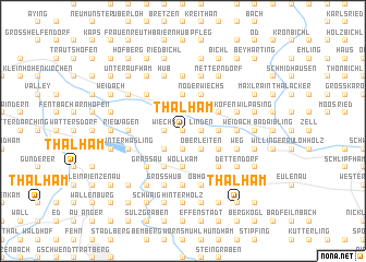 map of Thalham