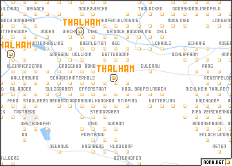 map of Thalham