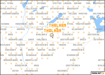 map of Thalham