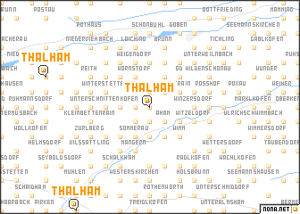 map of Thalham