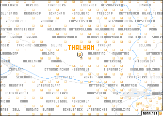 map of Thalham