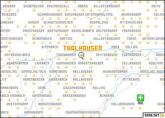 map of Thalhausen