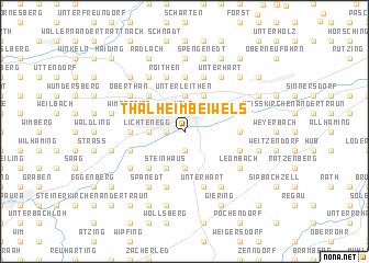 map of Thalheim bei Wels