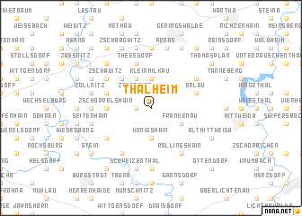 map of Thalheim