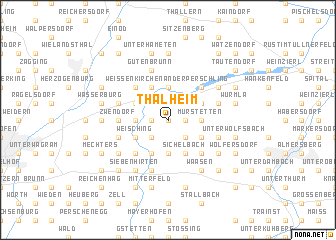 map of Thalheim