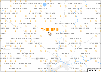 map of Thalheim