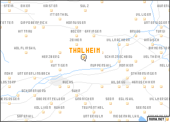 map of Thalheim