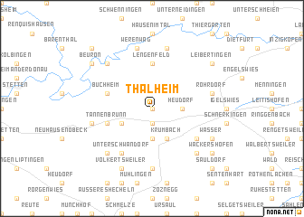 map of Thalheim